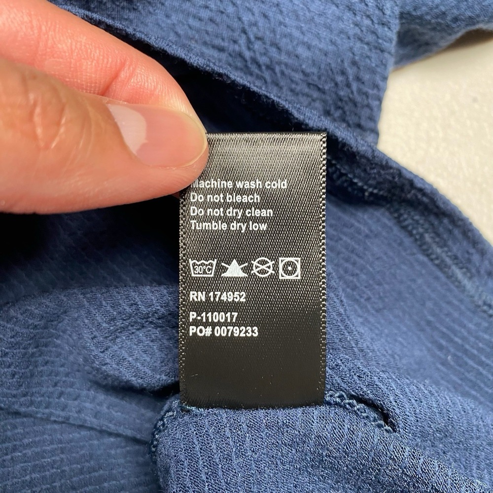 Proof 72 Hour Huckberry Merino Wool T Shirt XL Mens Crew Neck Classic Fit Navy - Picture 8 of 8
